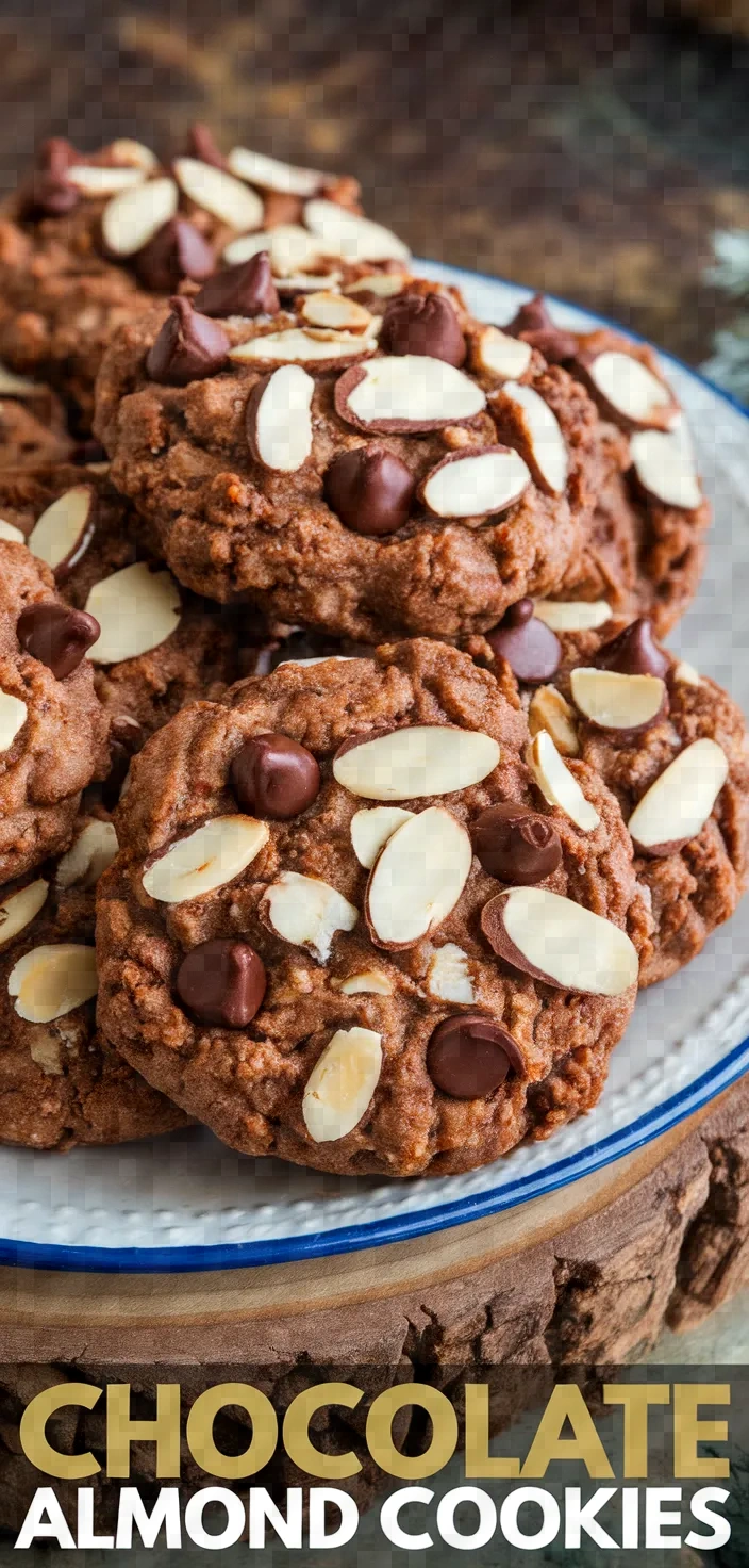 Chocolate And Almond Cookies Recipe