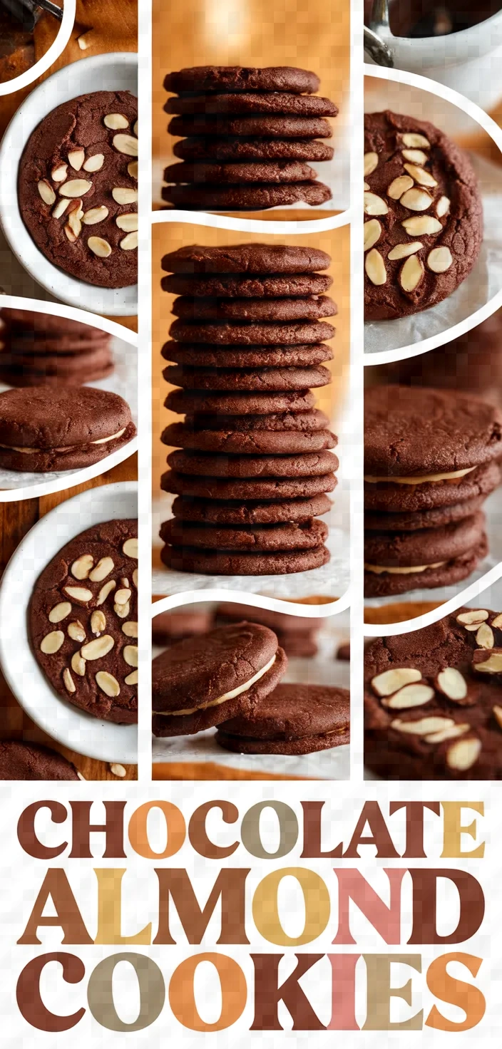 A photo of Chocolate And Almond Cookies Recipe