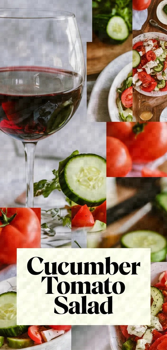 A photo of Cucumber Tomato Greek Salad Recipe
