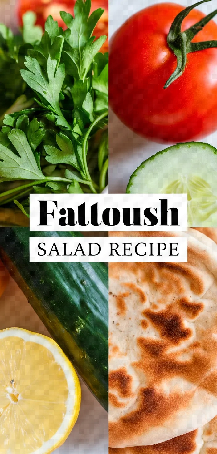 A photo of Fattoush Salad Recipe