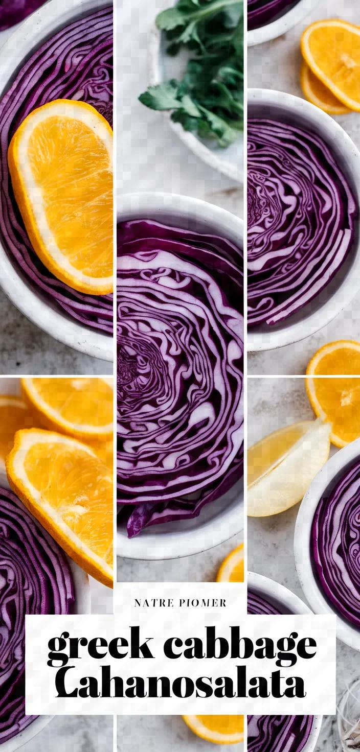 A photo of Greek Cabbage Salad Lahanosalata Recipe