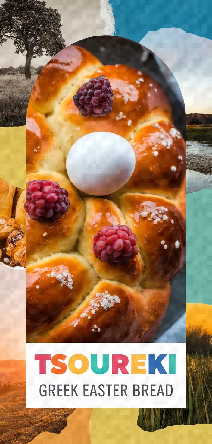 A photo of Greek Easter Bread Tsoureki Recipe