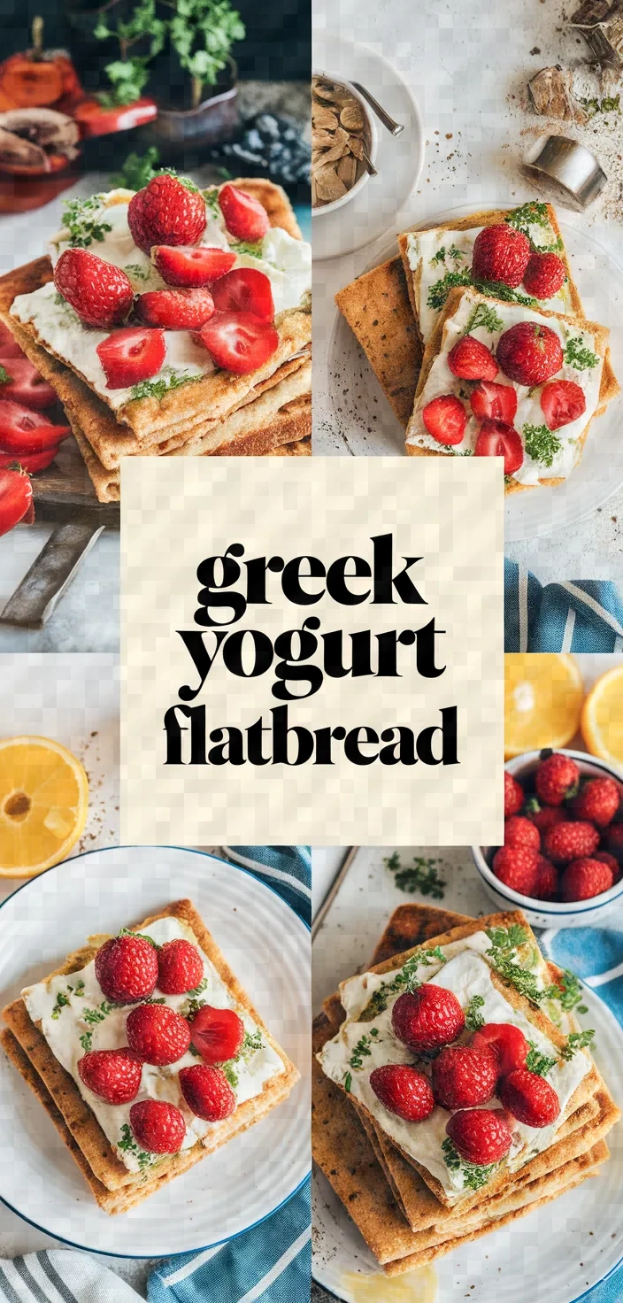 A photo of Greek Yogurt Flatbread Recipe