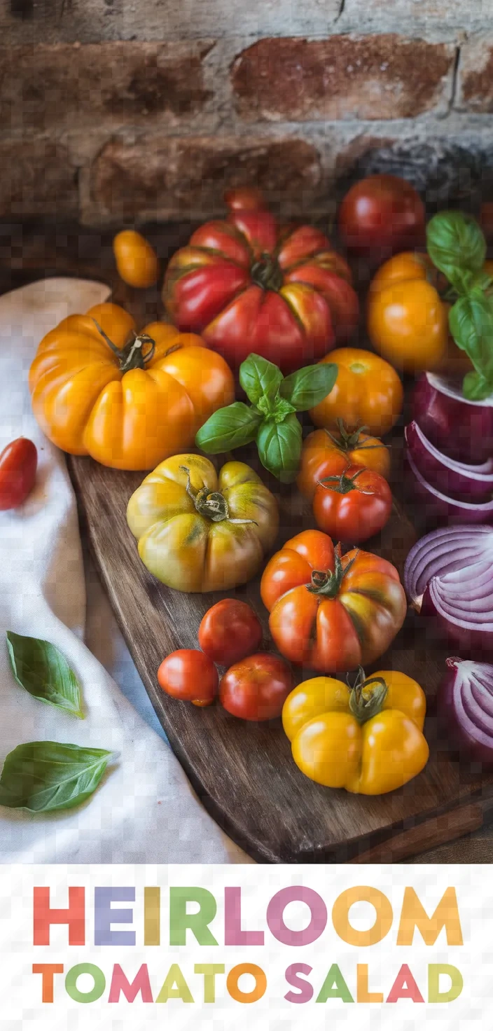 A photo of Heirloom Tomato Salad Recipe