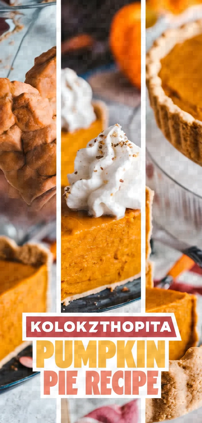 A photo of Kolokithopita Pumpkin Pie Recipe