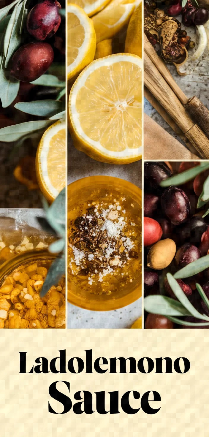 A photo of Ladolemono Greek Olive Oil Lemon Sauce Recipe