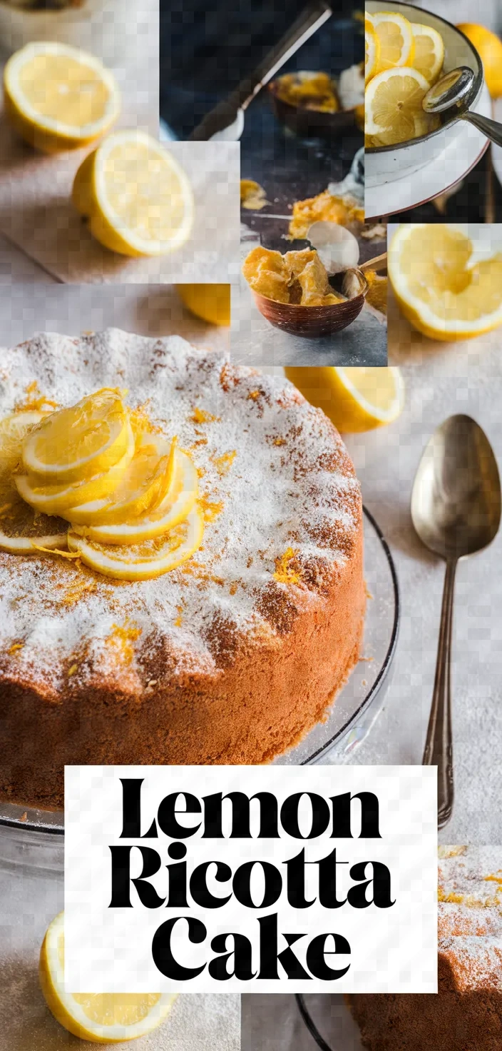 A photo of Lemon Ricotta Cake Recipe