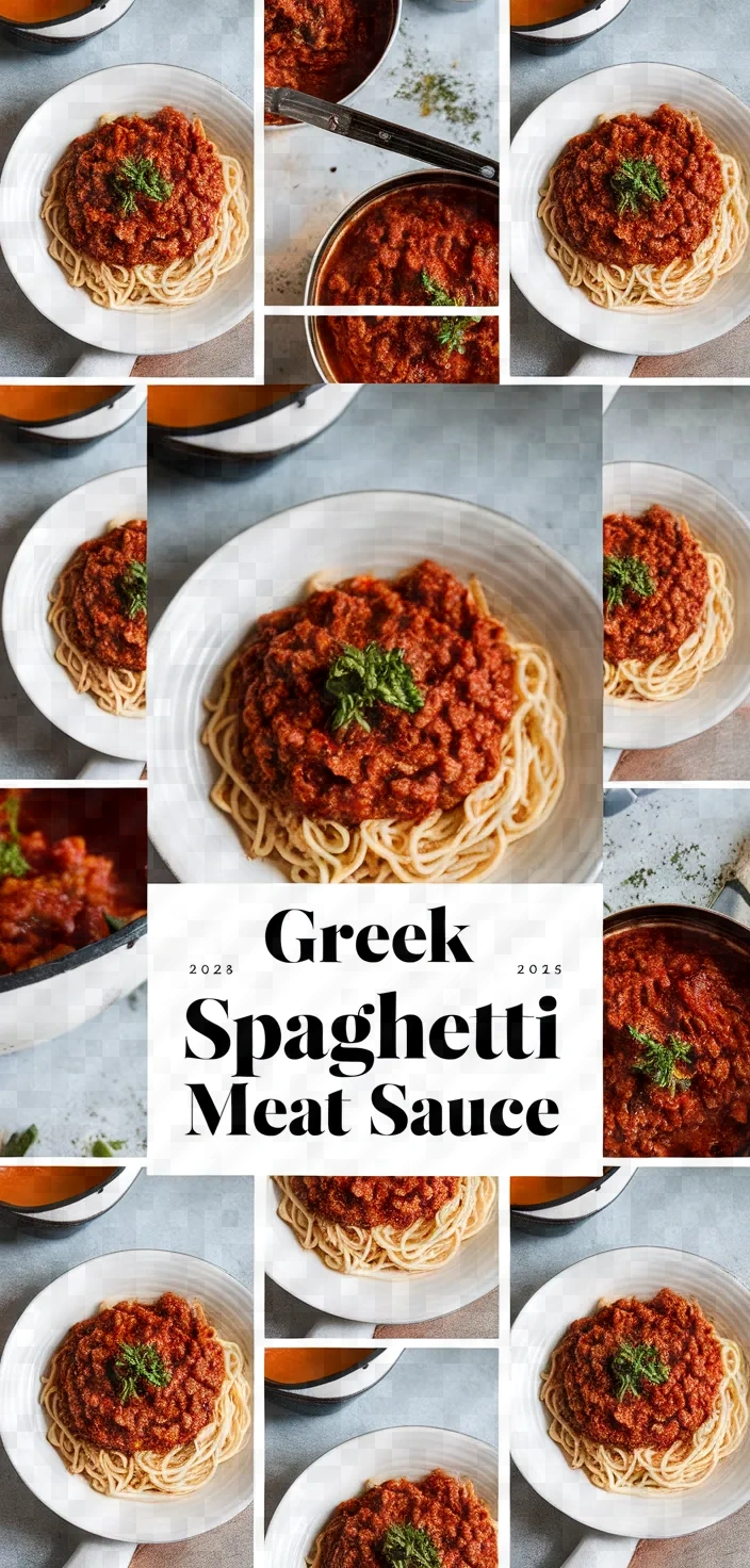 A photo of Makaronia Me Kima Greek Spaghetti Meat Sauce Recipe