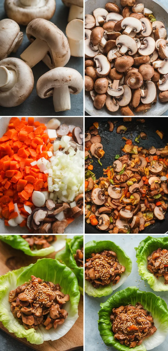 A photo of Mushroom San Choy Bau Recipe