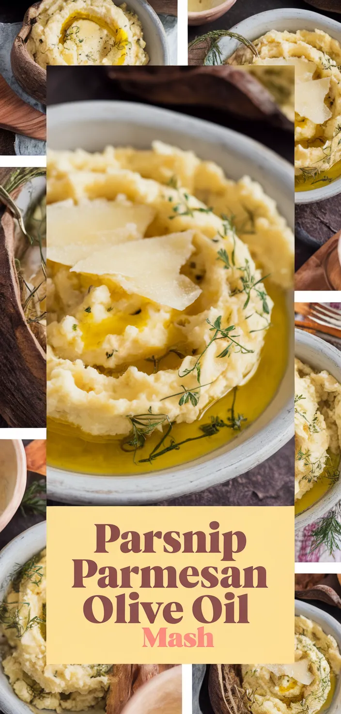 A photo of Parsnip Mash With Parmesan And Olive Oil Recipe