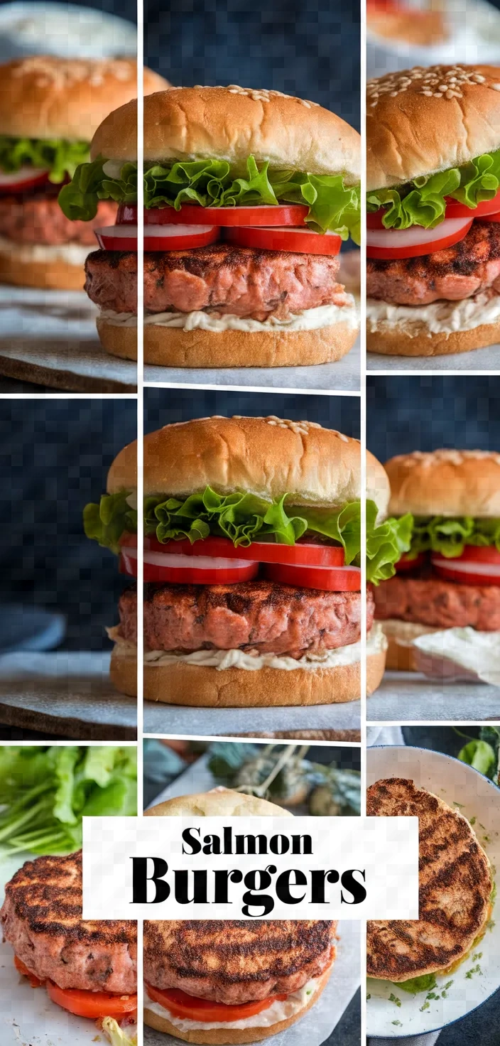 A photo of Salmon Burgers Recipe