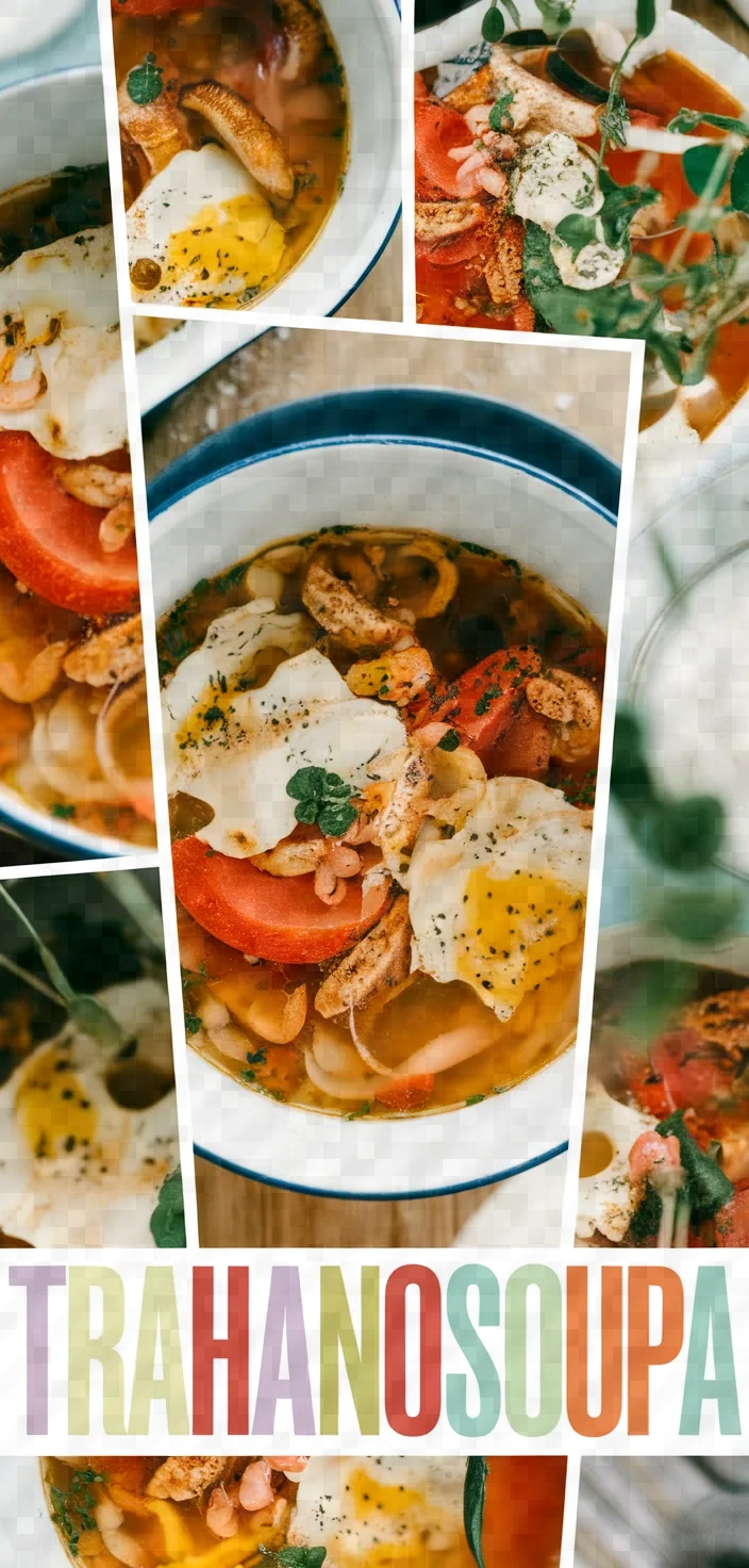 A photo of Soup With Trahana Trahanosoupa Recipe