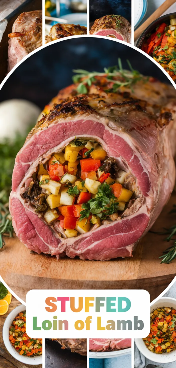 A photo of Stuffed Loin Of Lamb Recipe