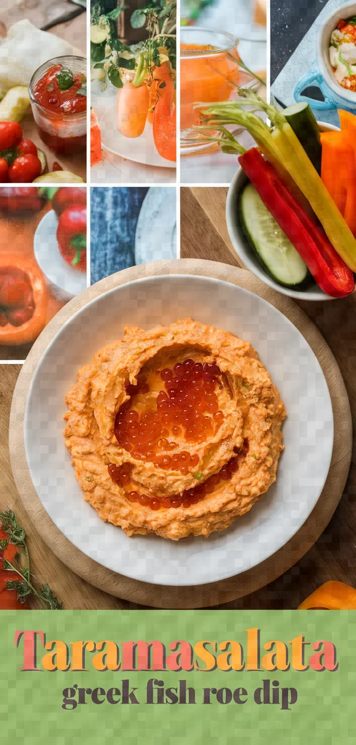 A photo of Taramasalata Greek Fish Roe Dip Recipe