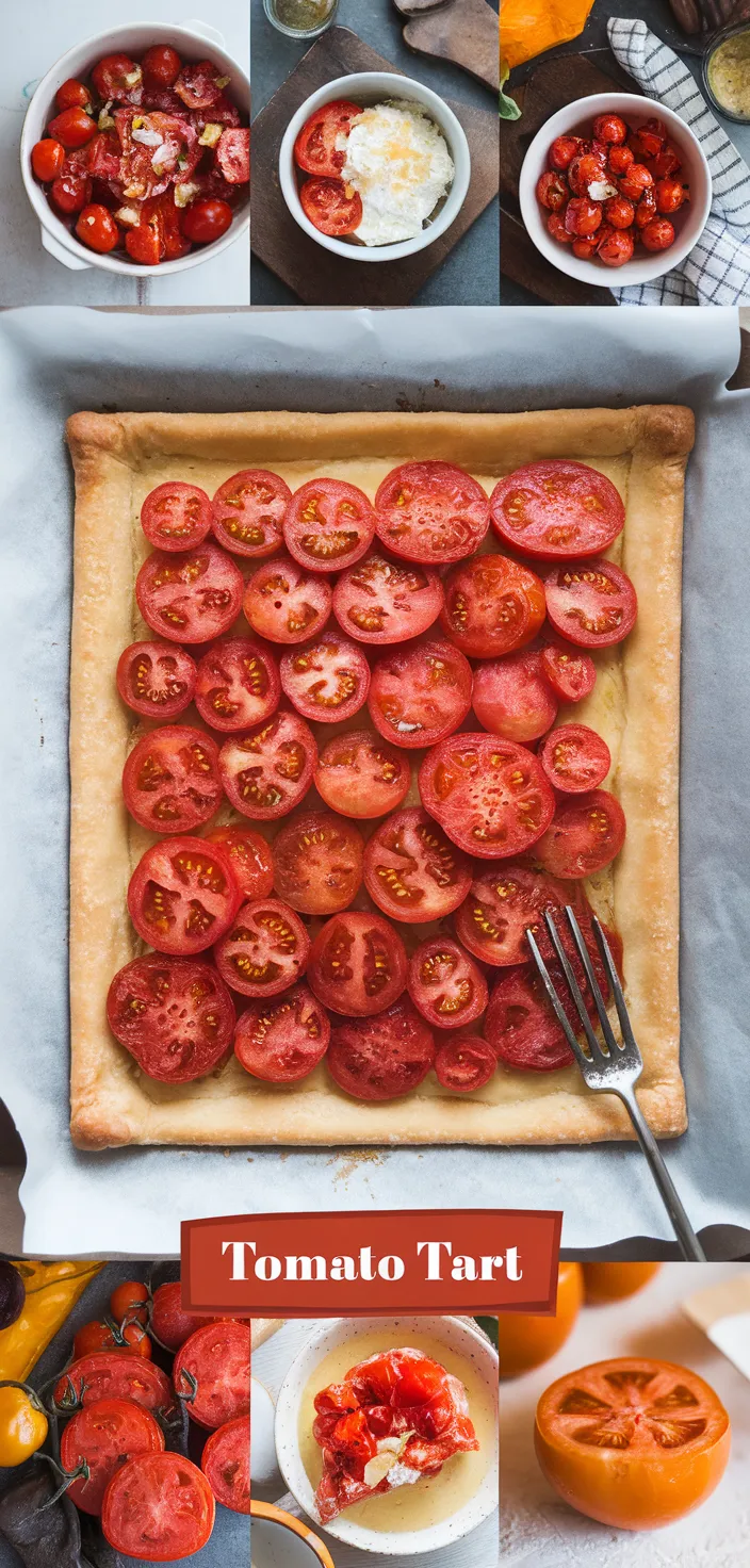 A photo of Tomato Tart Recipe