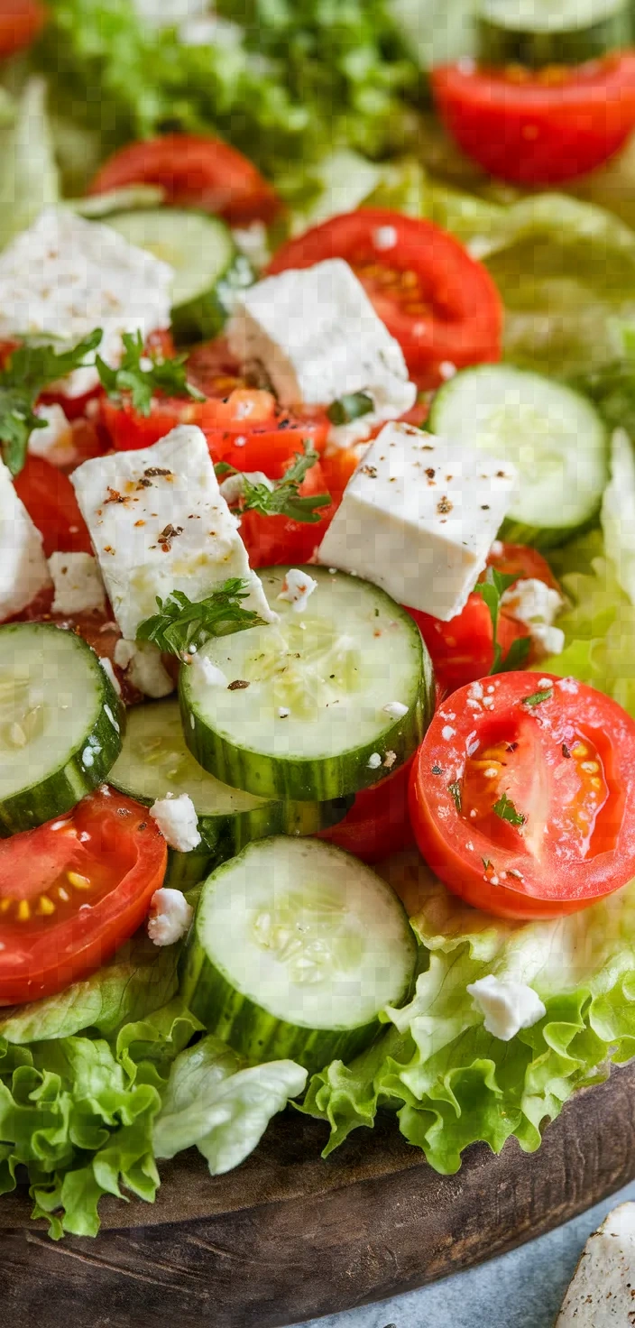 Cucumber Tomato Greek Salad Recipe