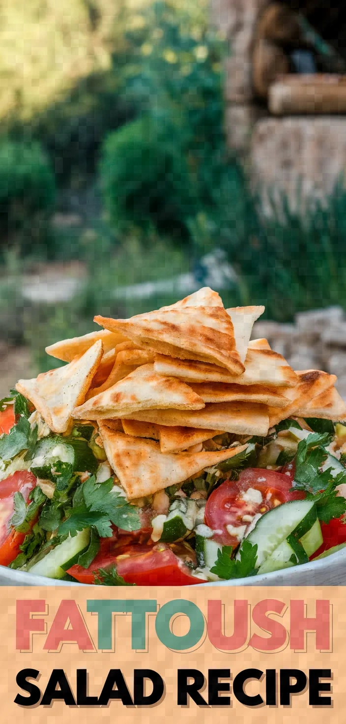 Photo of Fattoush Salad Recipe