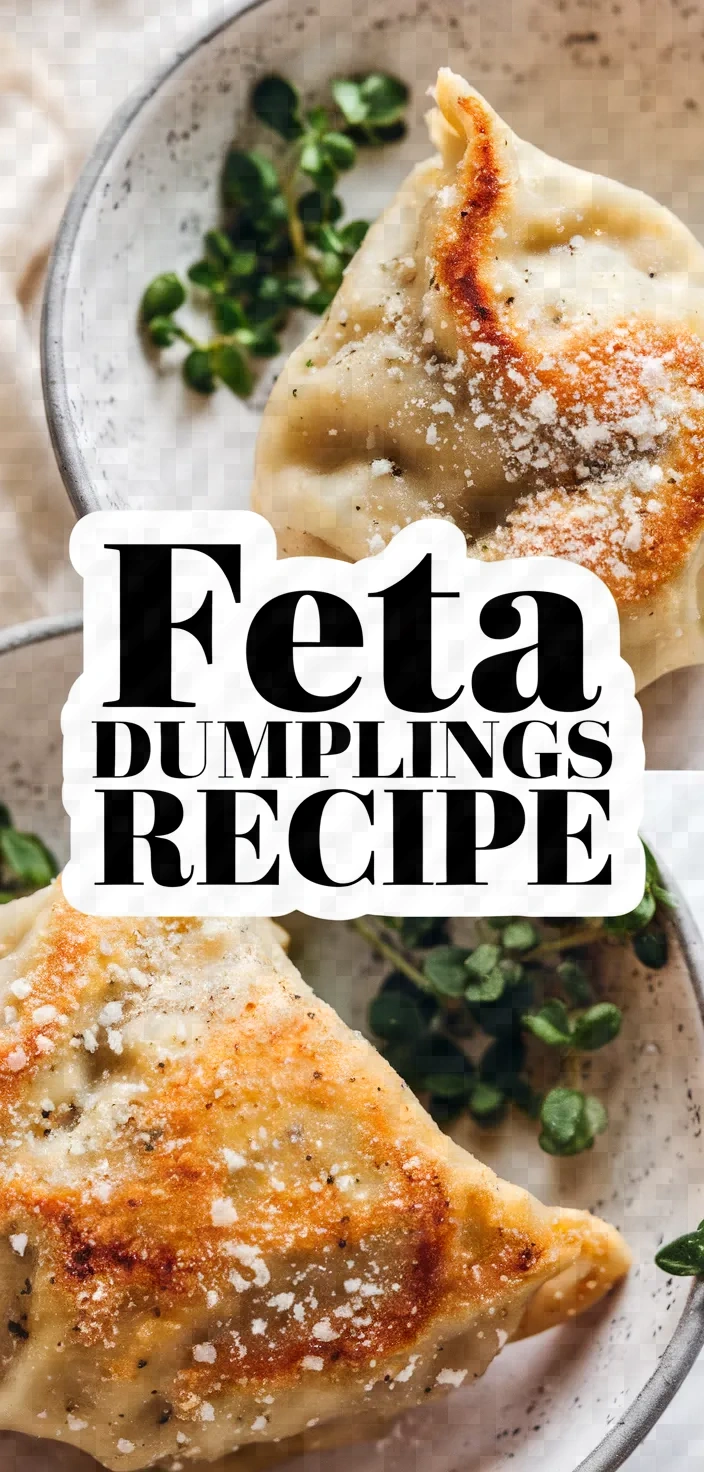 Feta Dumplings Recipe