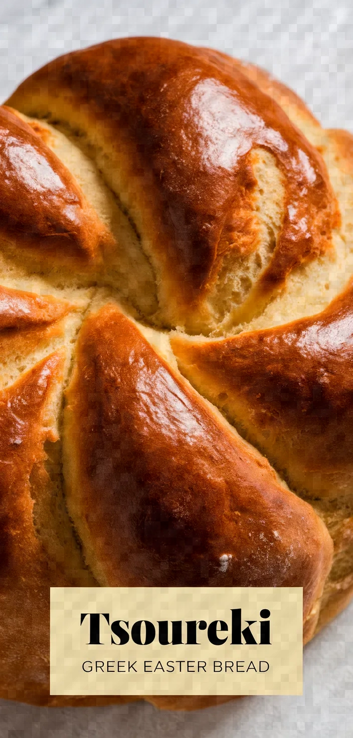 Greek Easter Bread Tsoureki Recipe