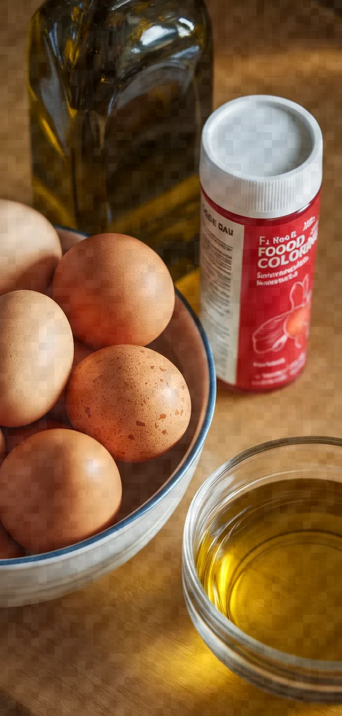 Ingredients photo for Greek Easter Eggs Recipe