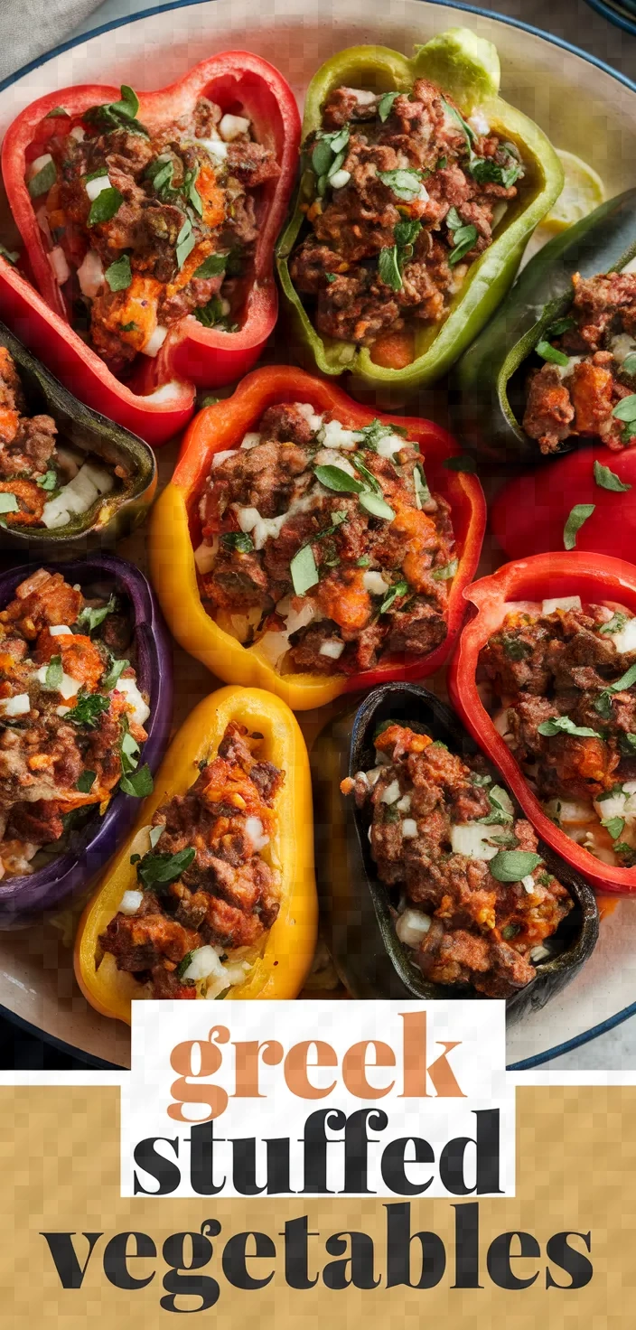 Greek Stuffed Vegetables Recipe
