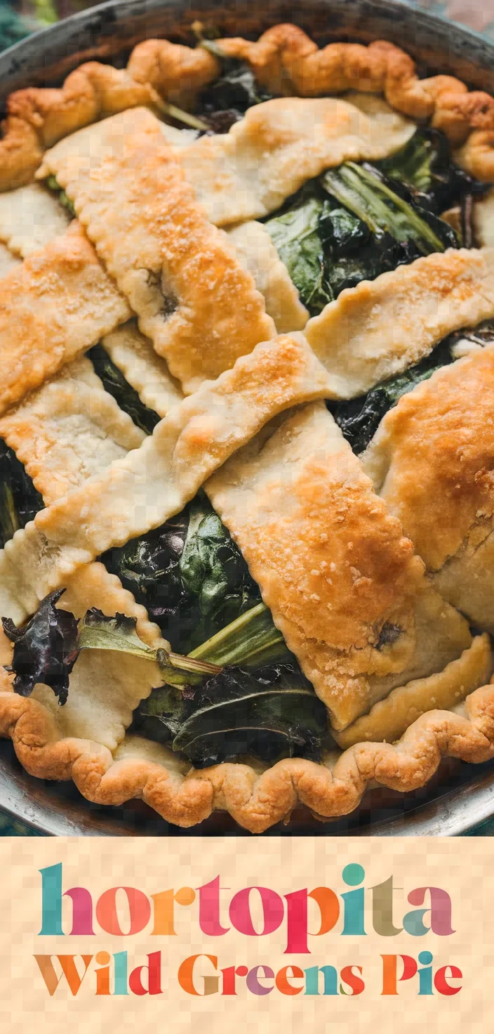 Hortopita Wild Greens Pie Recipe