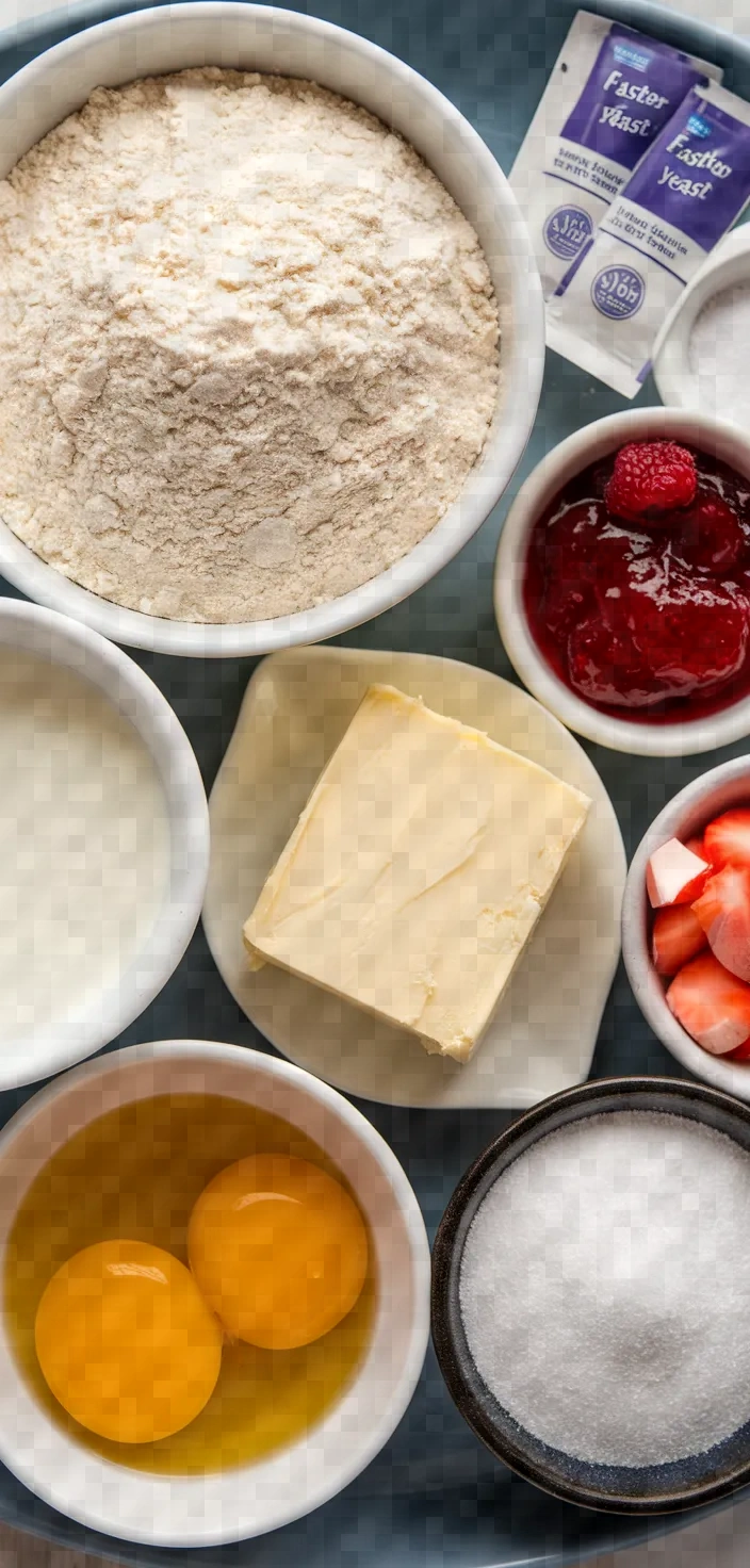 Ingredients photo for Jam Doughnuts Recipe