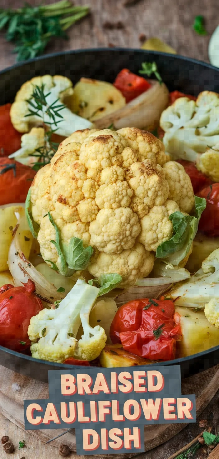 Kounoupidi Kapama Braised Cauliflower Recipe