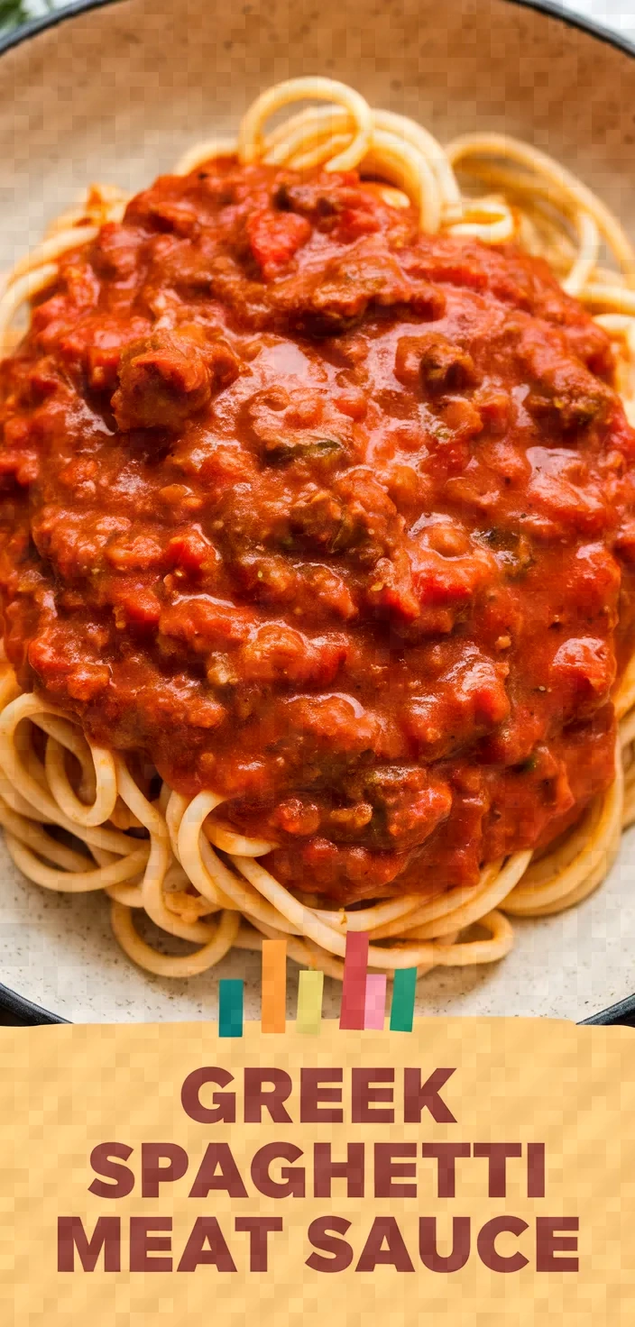 Makaronia Me Kima Greek Spaghetti Meat Sauce Recipe