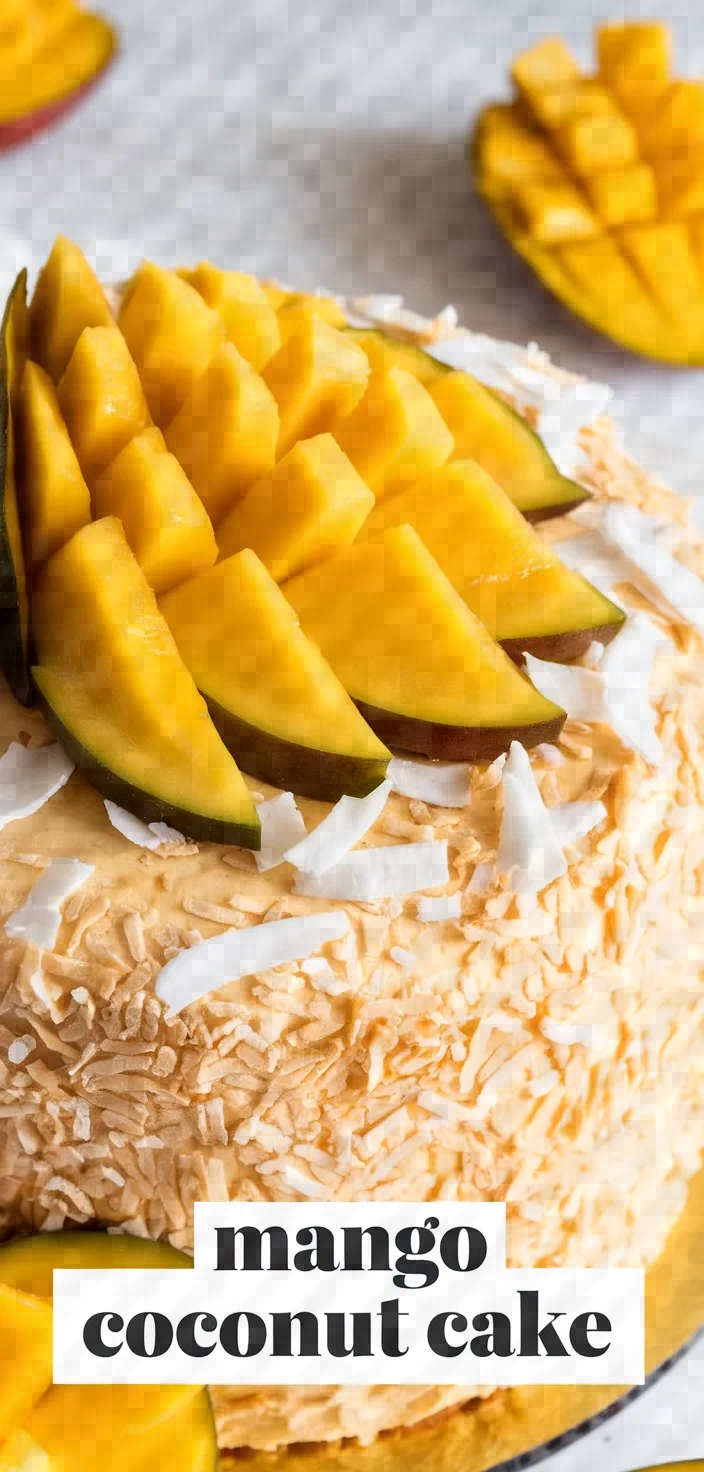 Mango Coconut Cake Recipe