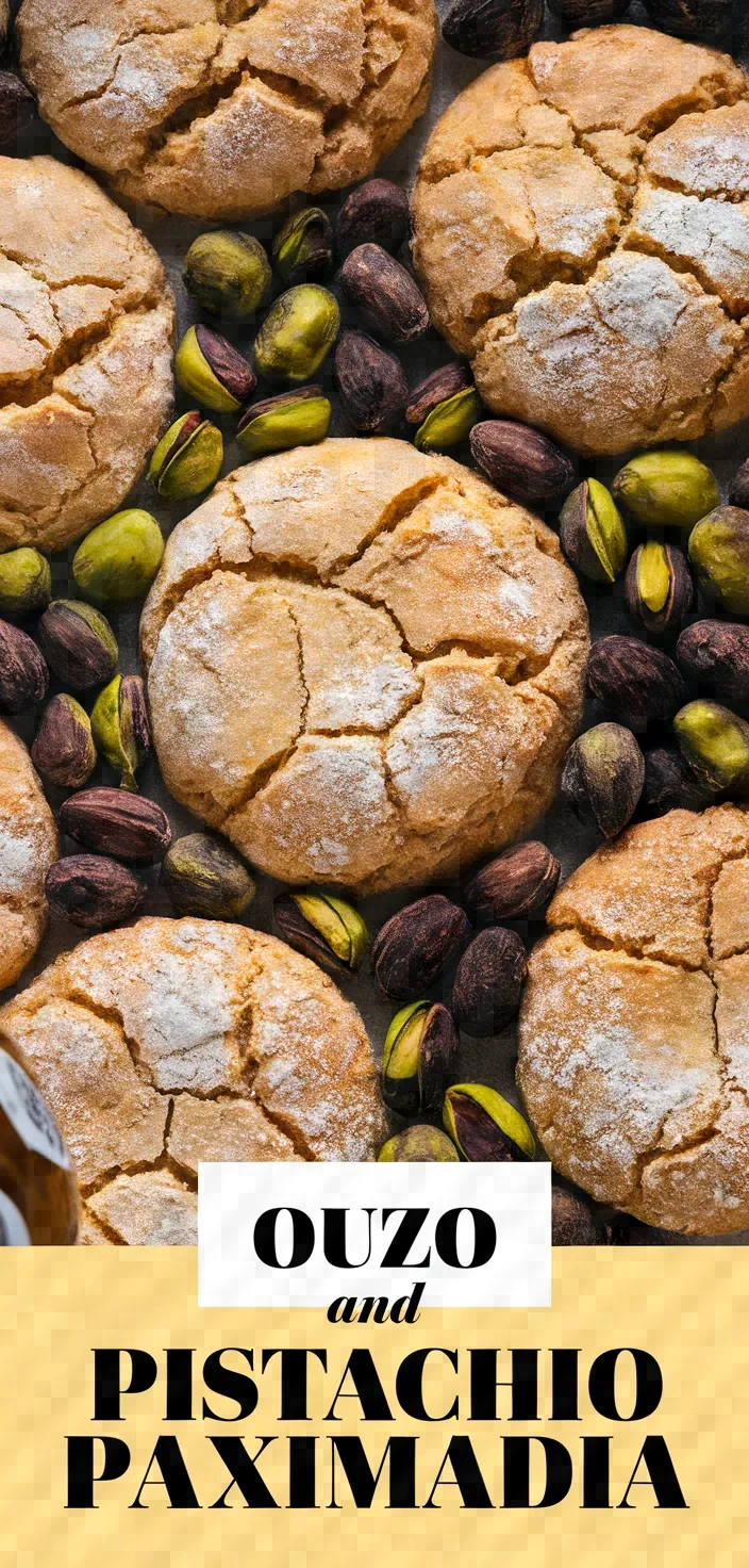 Ouzo And Pistachio Paximadia Recipe
