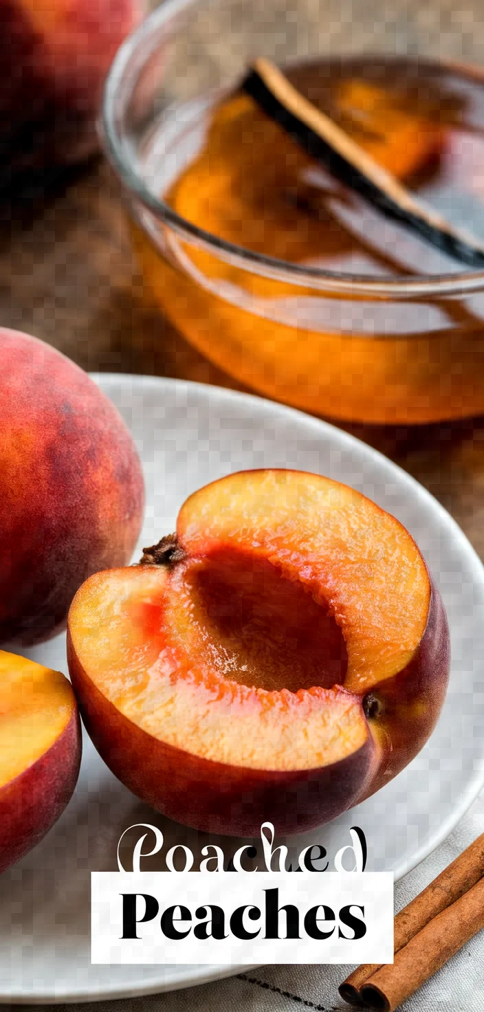 Photo of Poached Peaches Recipe