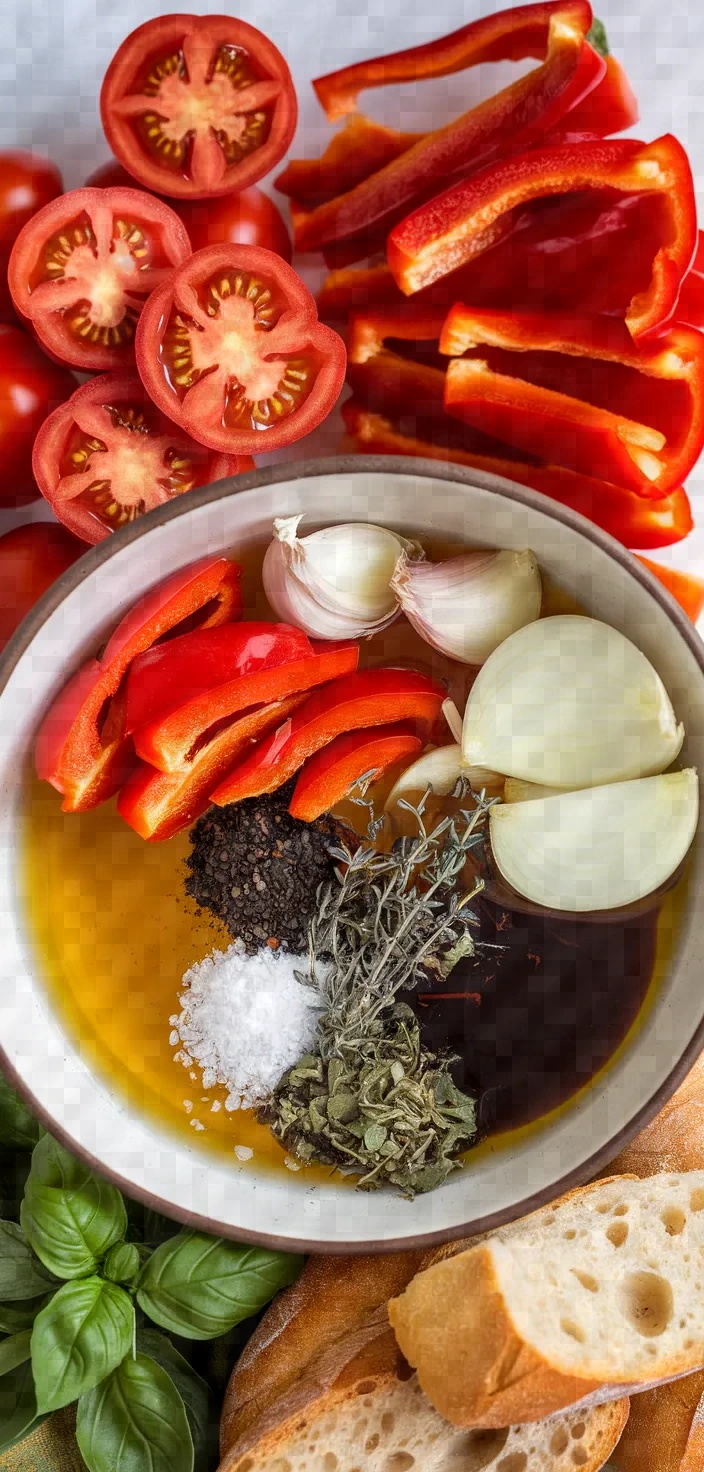 Ingredients photo for Roast Tomato And Capsicum Soup Recipe