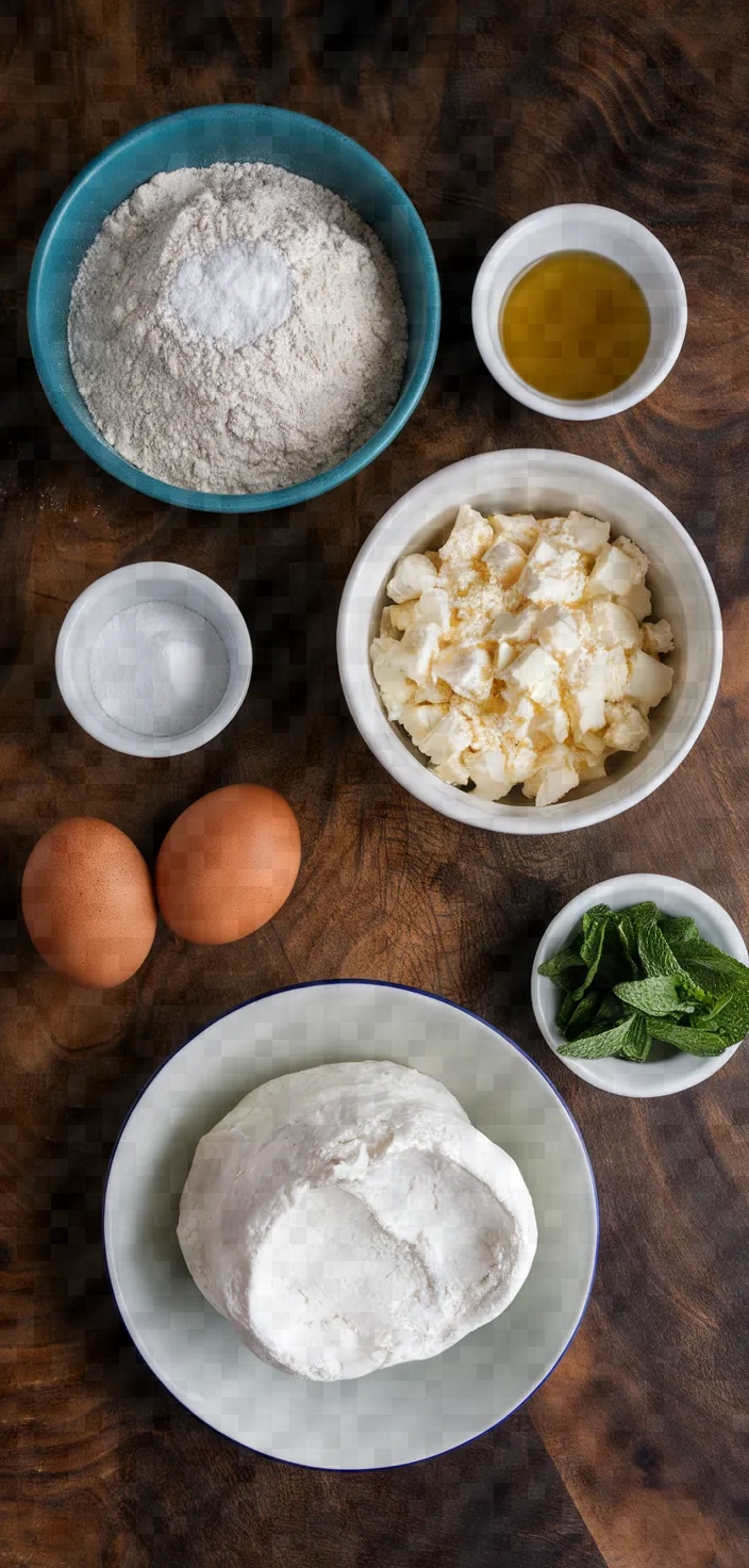 Ingredients photo for Sarikopites Cretan Turban Pies Recipe