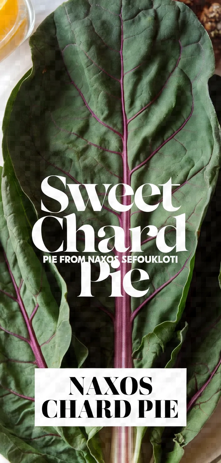 Sweet Chard Pie From Naxos Sefoukloti Recipe