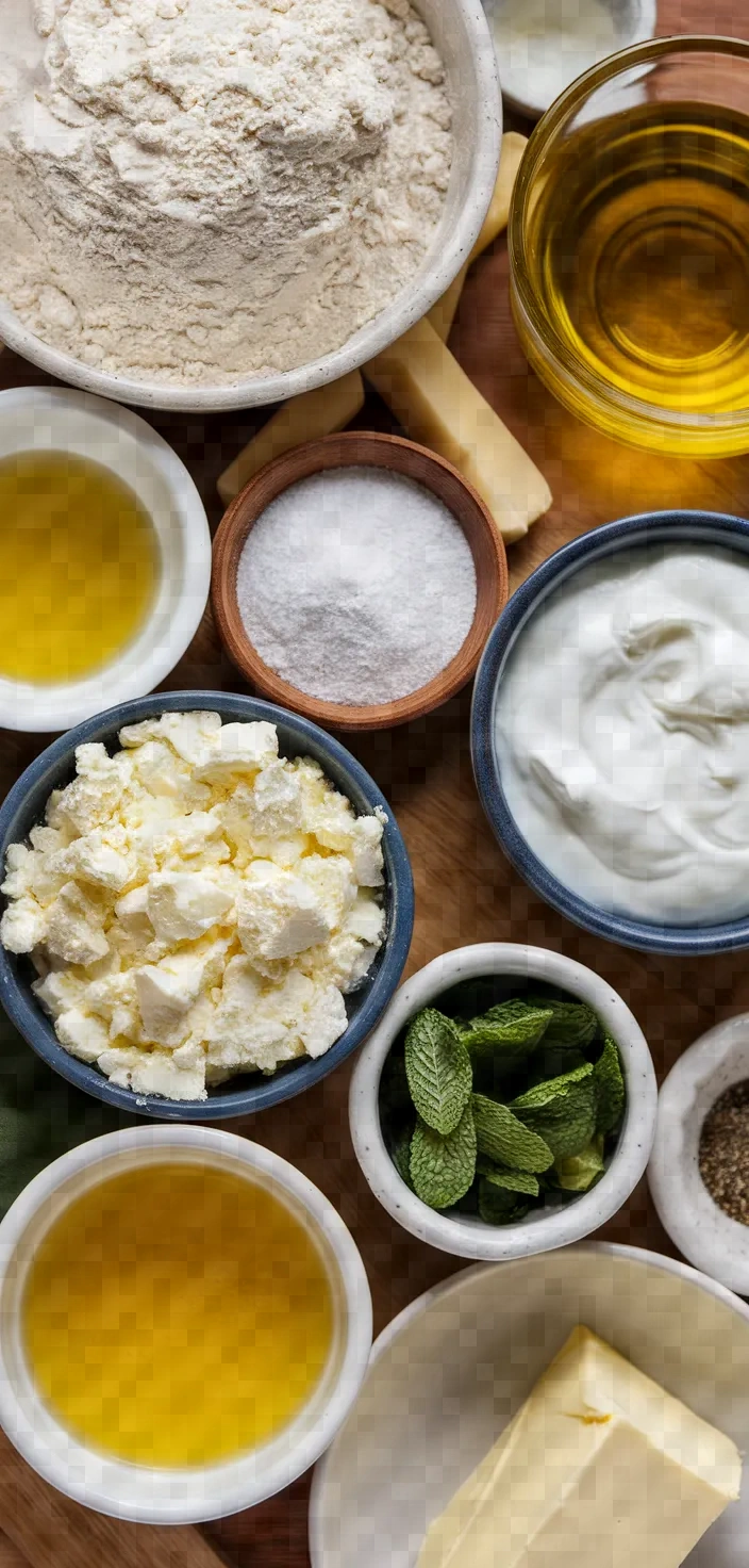 Ingredients photo for Cheese Pie Swirls From Limnos Recipe