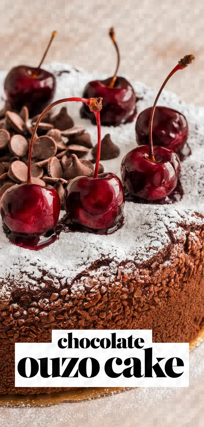 Chocolate Ouzo Cake Recipe