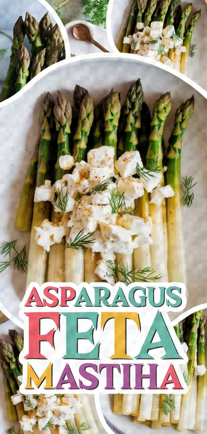 A photo of Asparagus Feta Mastiha Recipe