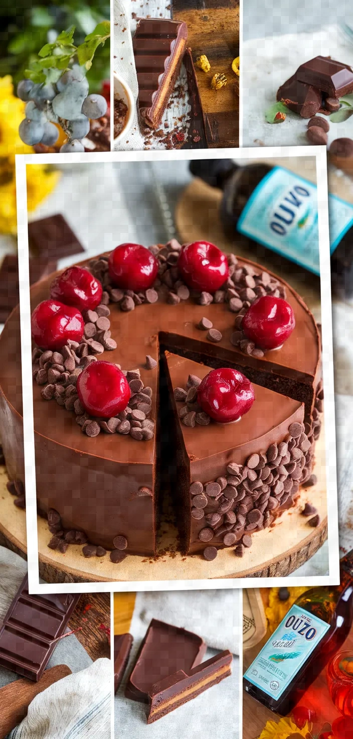 A photo of Chocolate Ouzo Cake Recipe
