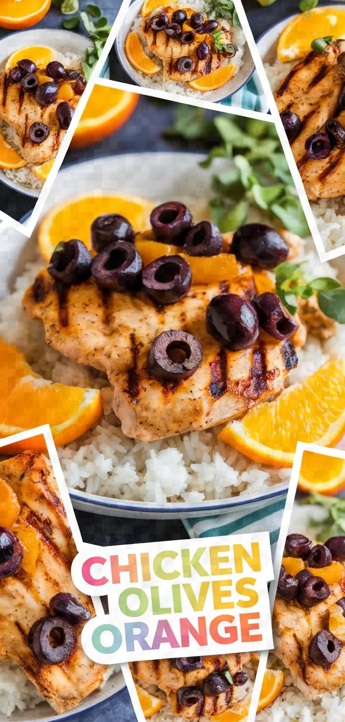 A photo of Easy Chicken With Olives And Orange Recipe