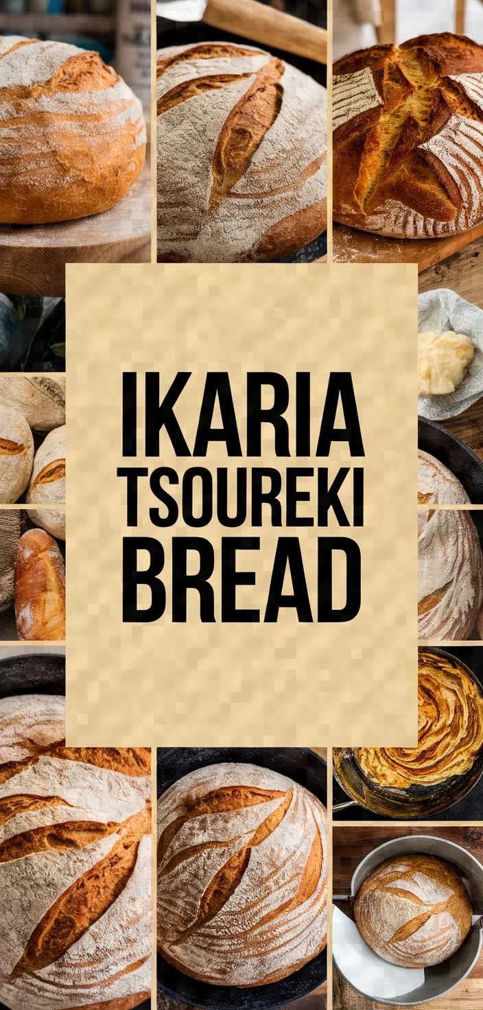 A photo of Ikaria Tsoureki Greek Easter Bread Recipe