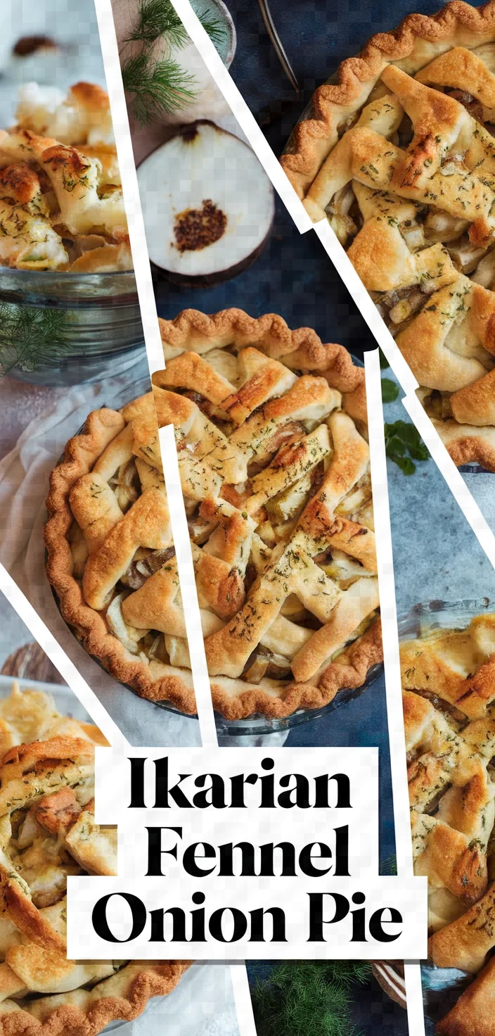A photo of Ikarian Onion Wild Fennel Pie Recipe