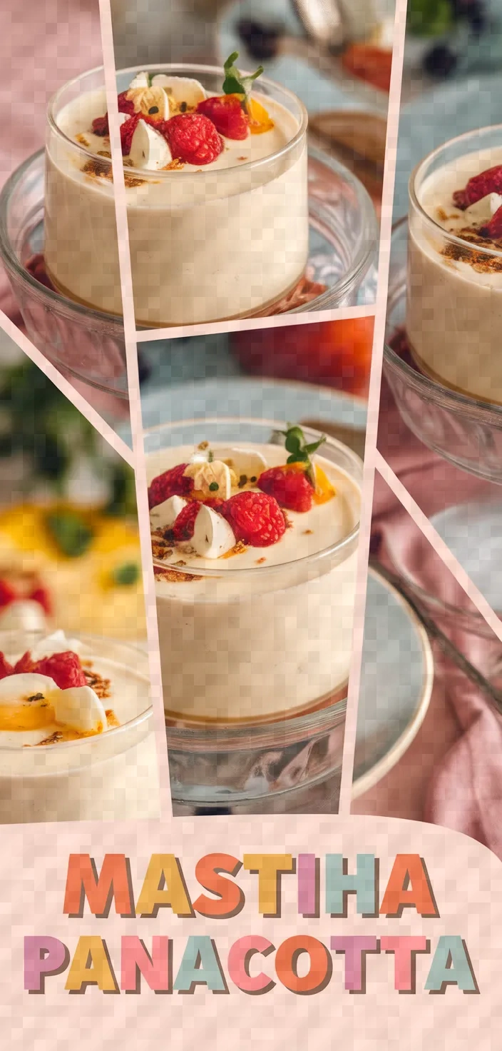 A photo of Mastiha Flavored Panacotta Recipe