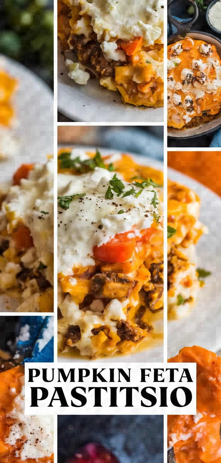 A photo of Pumpkin Feta Pastitsio Recipe