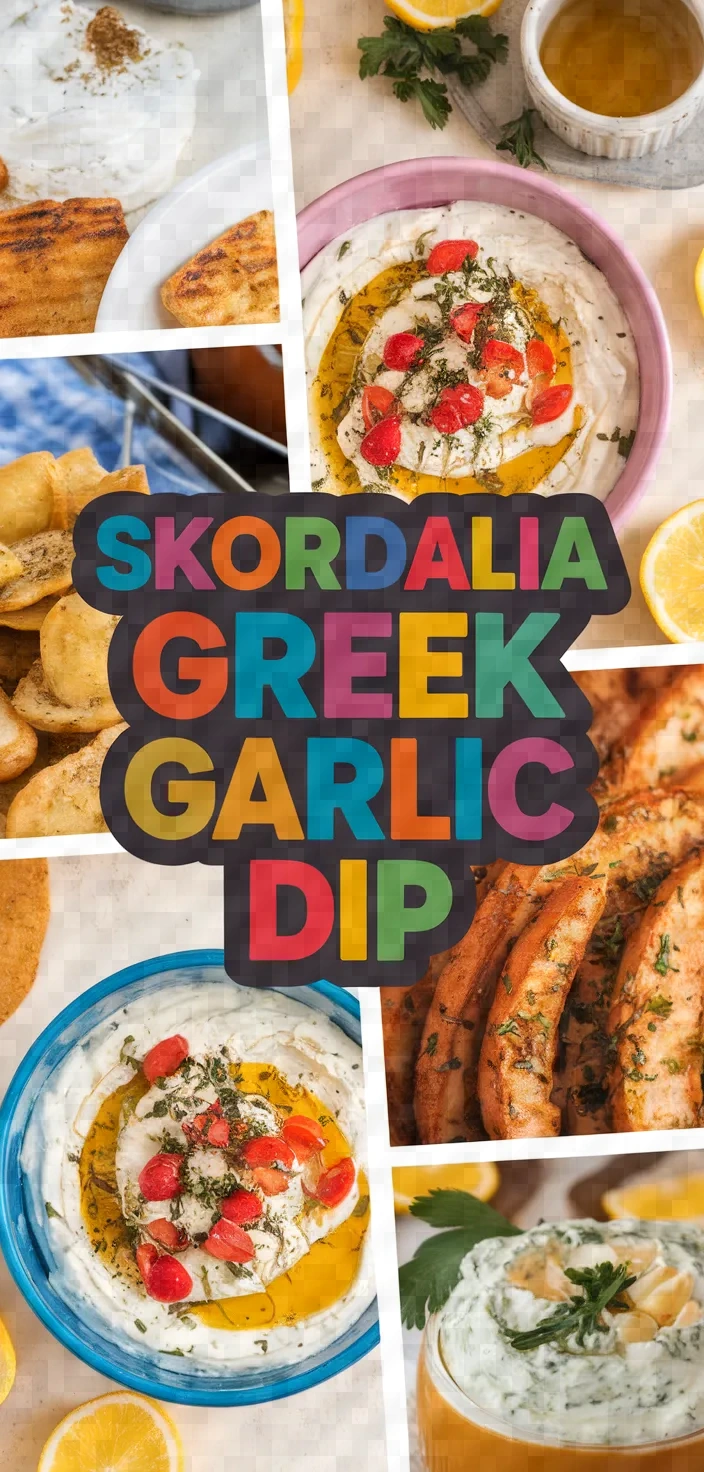 A photo of Skordalia The Greek Garlic Dip Recipe