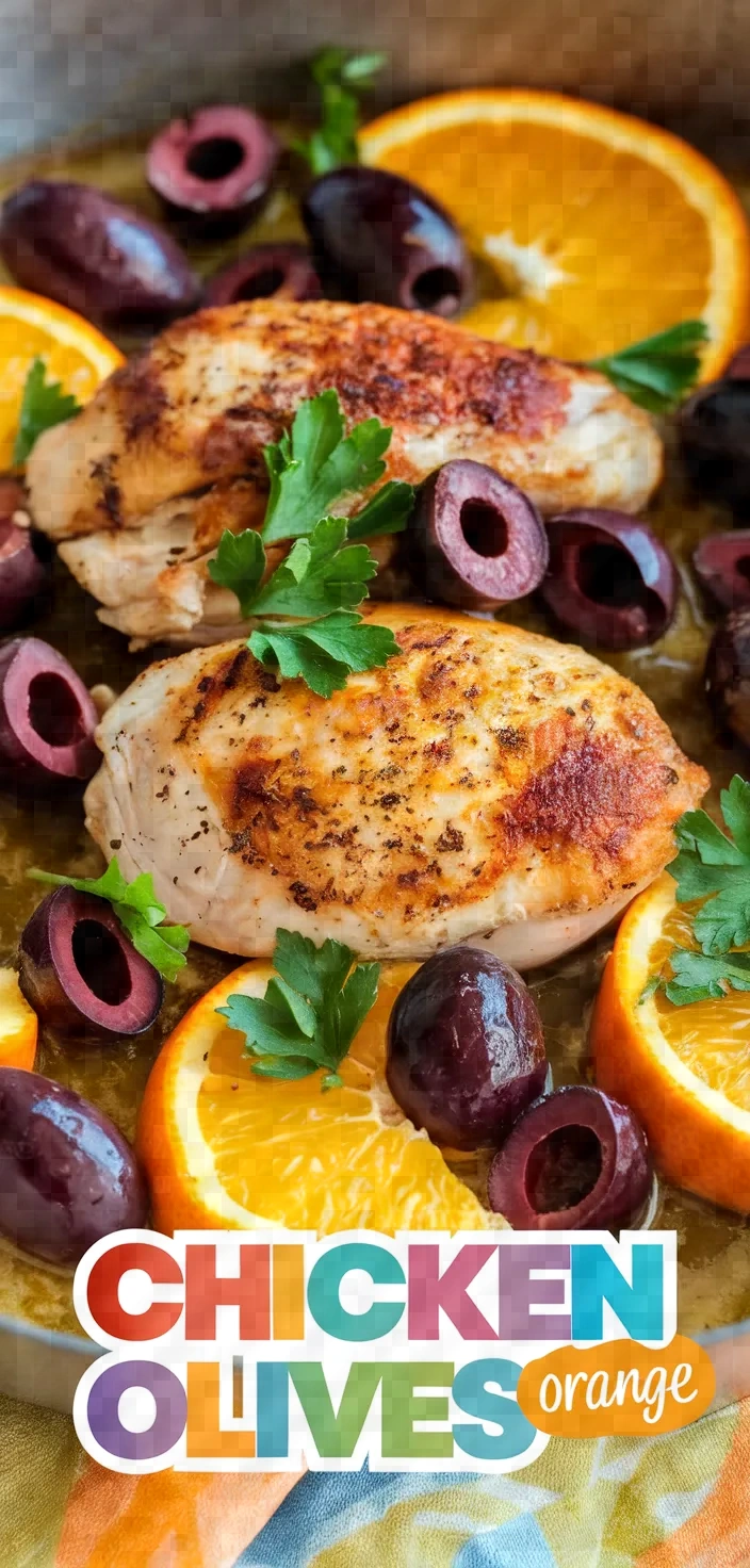 Easy Chicken With Olives And Orange Recipe