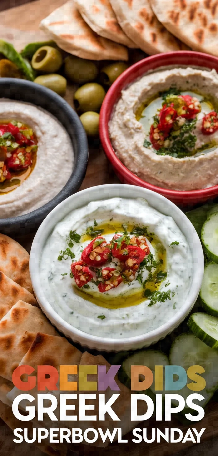Greek Dips For Superbowl Sunday Recipe