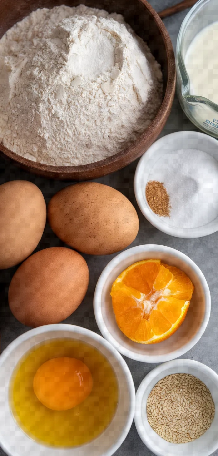 Ingredients photo for Ikaria Tsoureki Greek Easter Bread Recipe