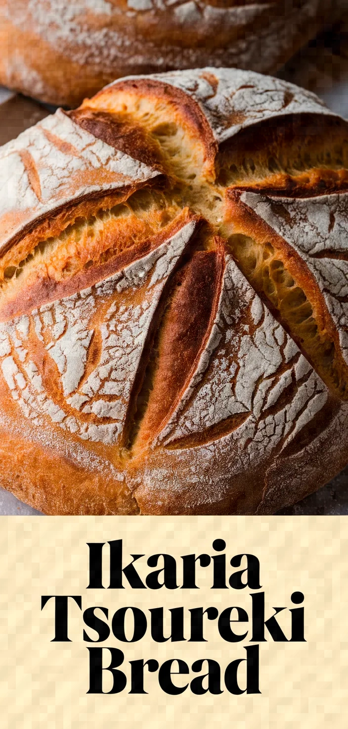 Ikaria Tsoureki Greek Easter Bread Recipe