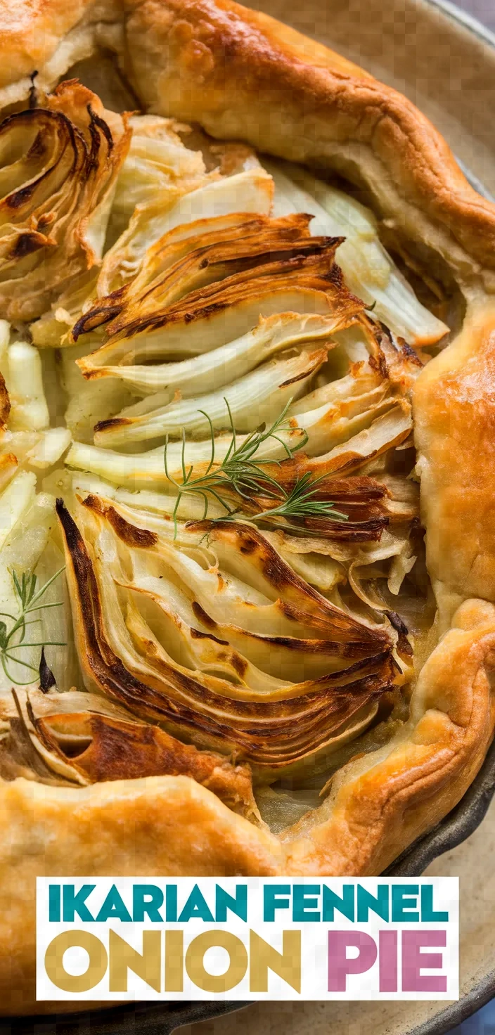 Ikarian Onion Wild Fennel Pie Recipe